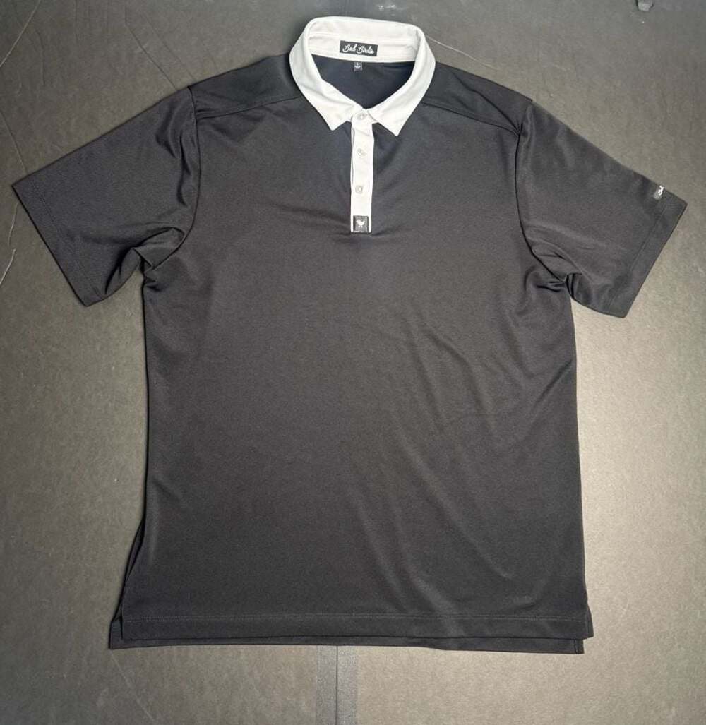 Bad Birdie The Tux Tech Pique Polo Shirt Large